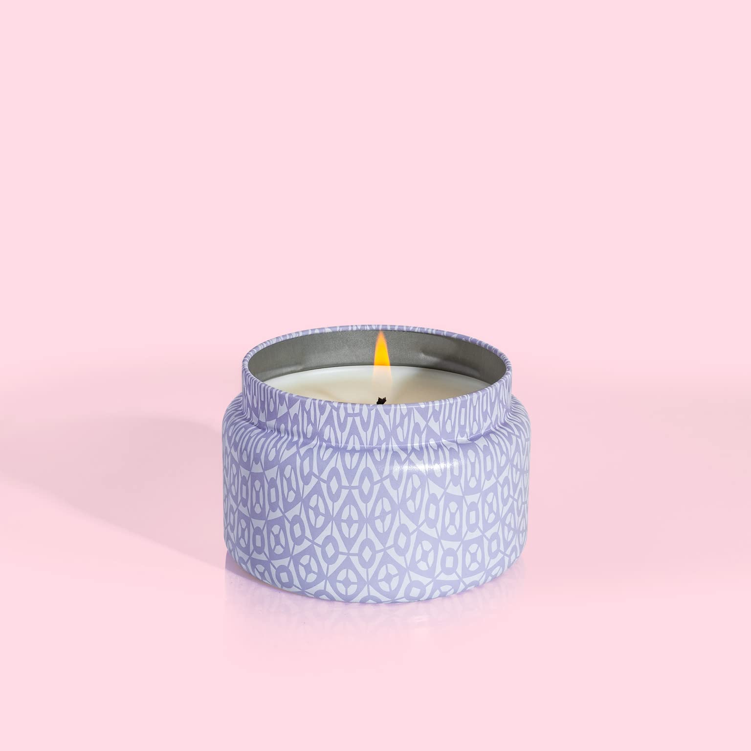 Capri Blue Volcano Printed Travel Tin Jar Candle - Luxury Candle with a Long Lasting Soy Wax Blend - Scented with Tropical & Fruity Fragrance (Lavender Color, 8.5 oz) (Pack of 2) - Image 7